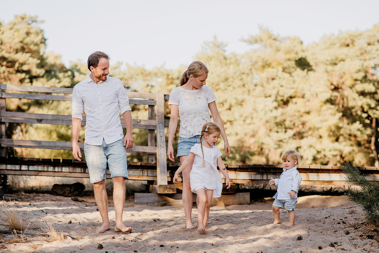 Familienfotoshooting in der Natur