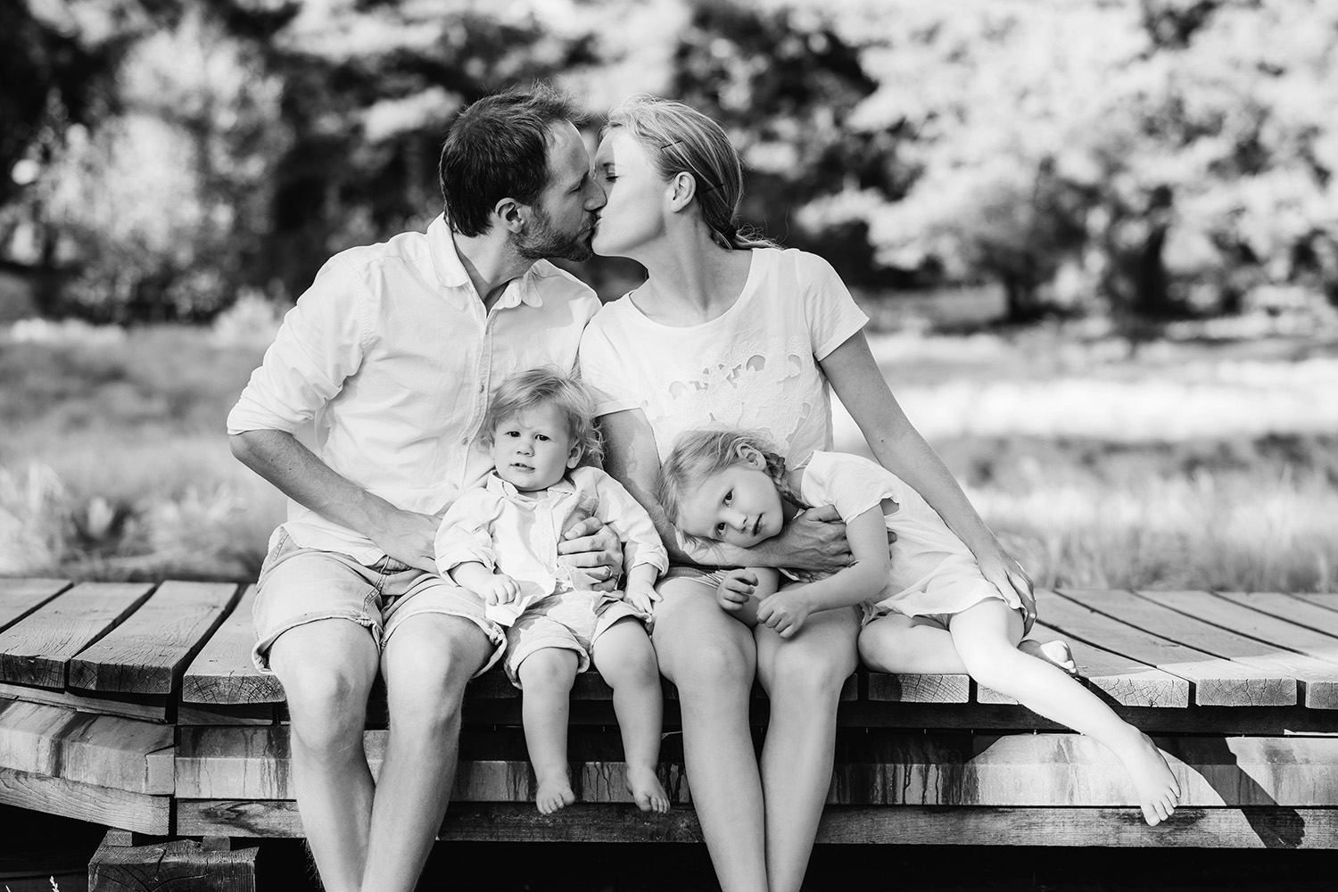 Familienfotoshooting in der Natur