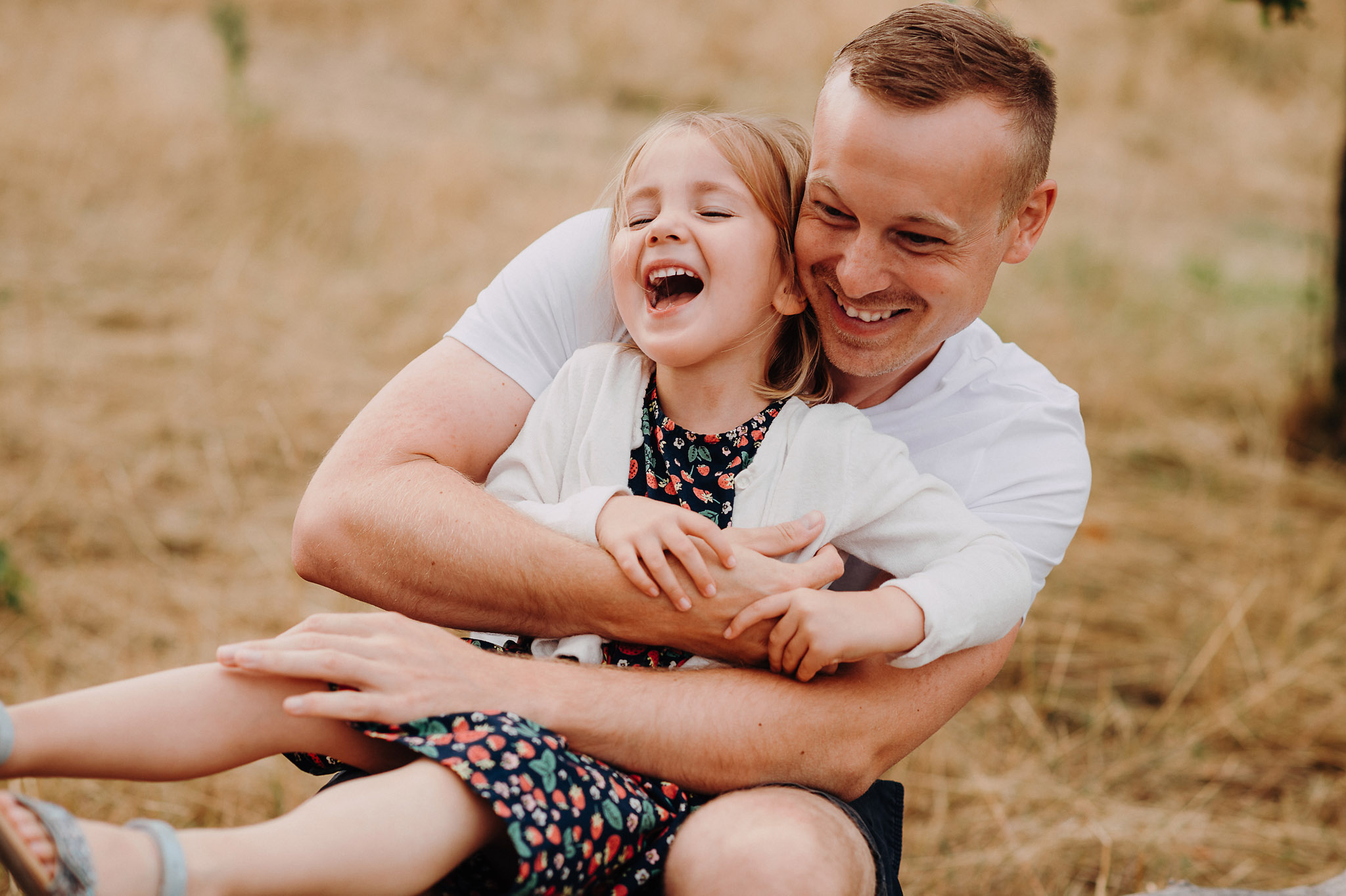 Papa und Tochter