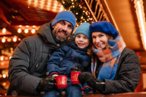 Weihnachtsmarkt Fotoshooting Frankfurt