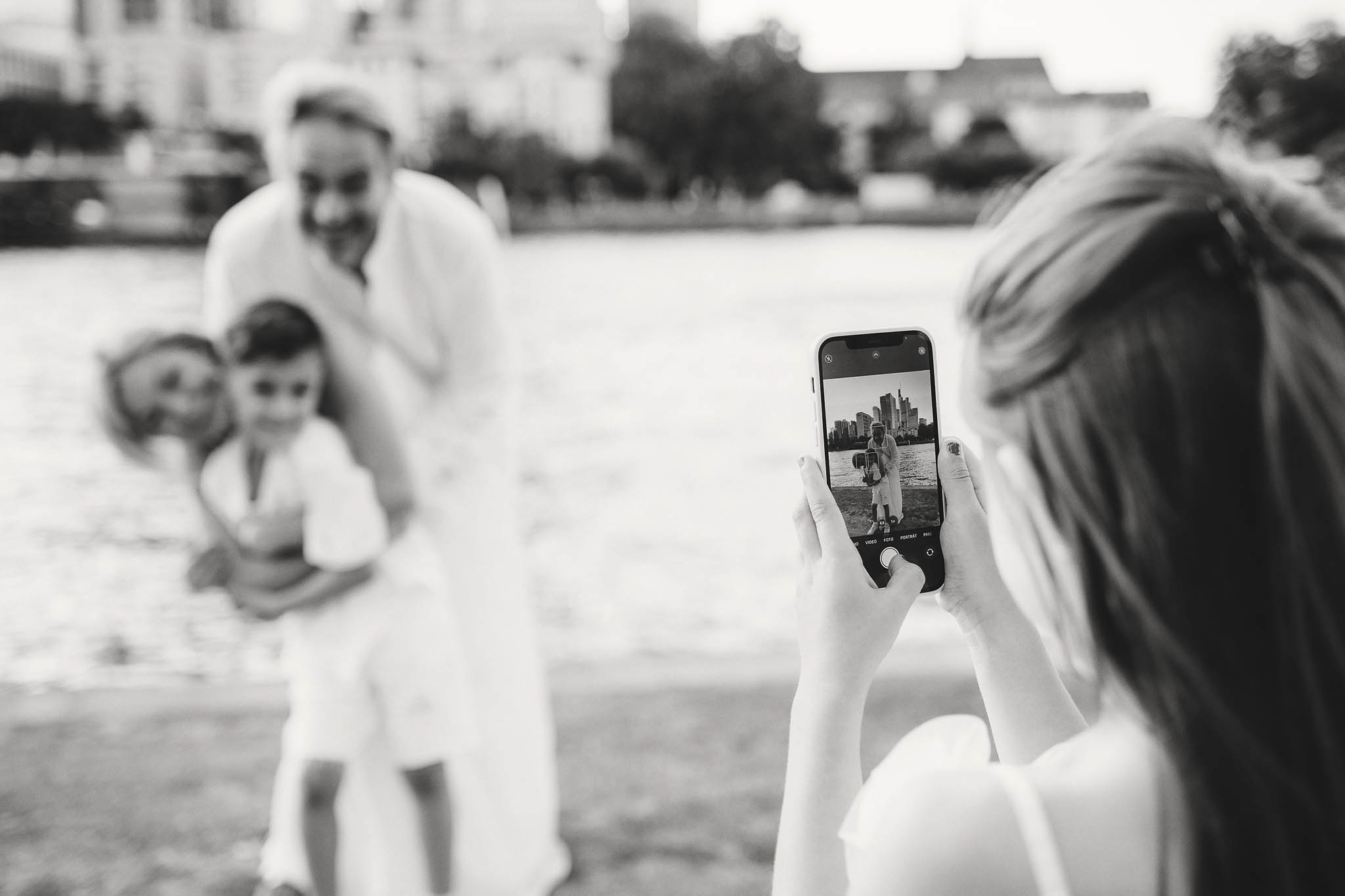 Familienfotos Mainufer Frankfurt