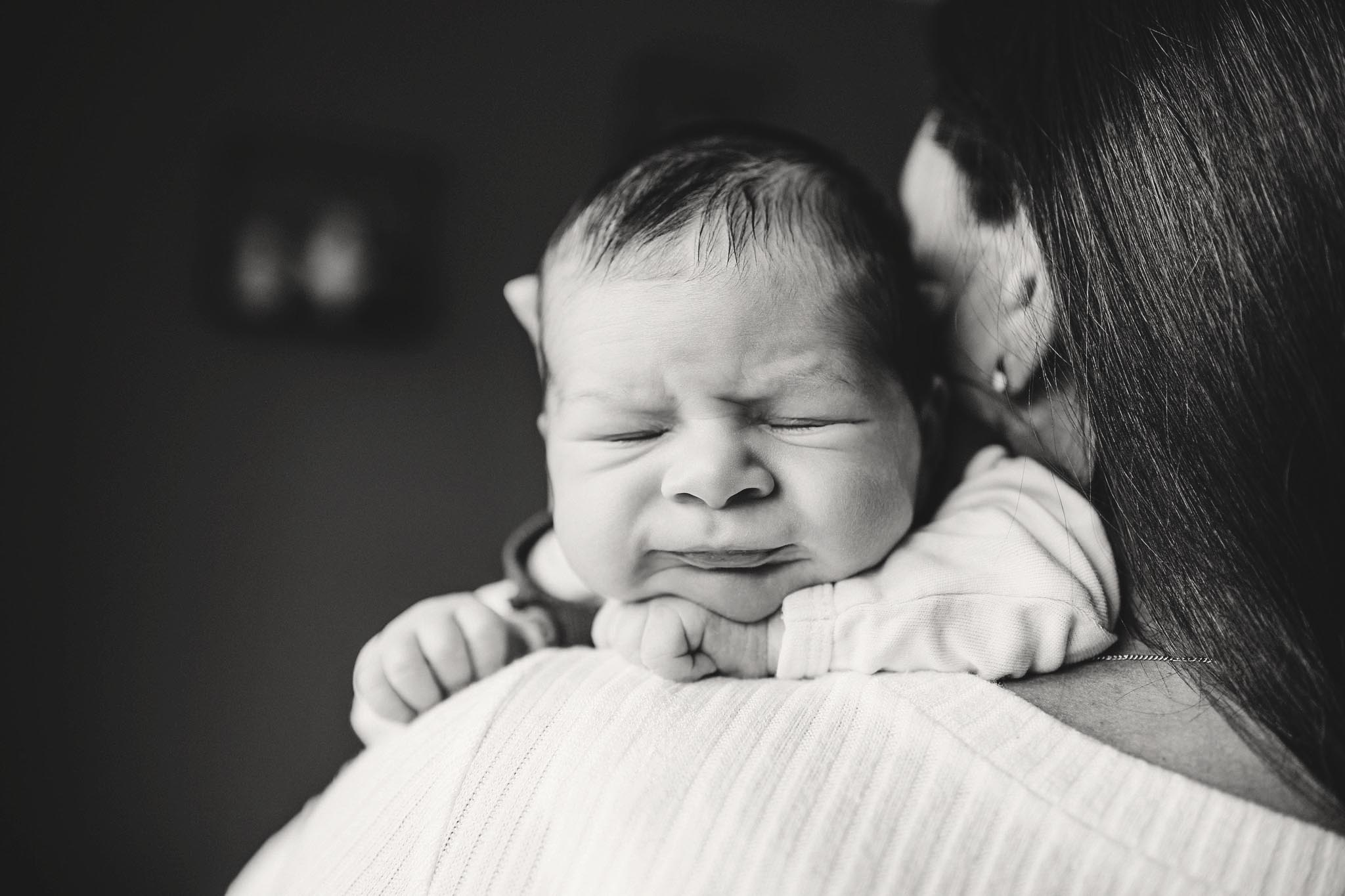 Neugeborenen Fotoshooting zu Hause