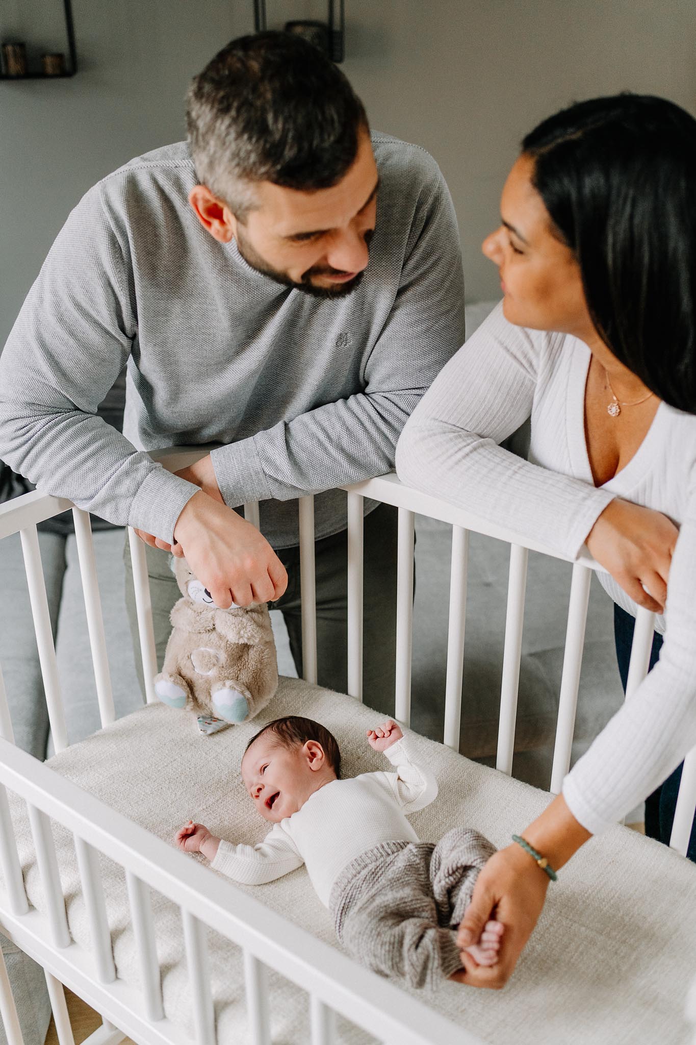 Neugeborenen Fotoshooting zu Hause