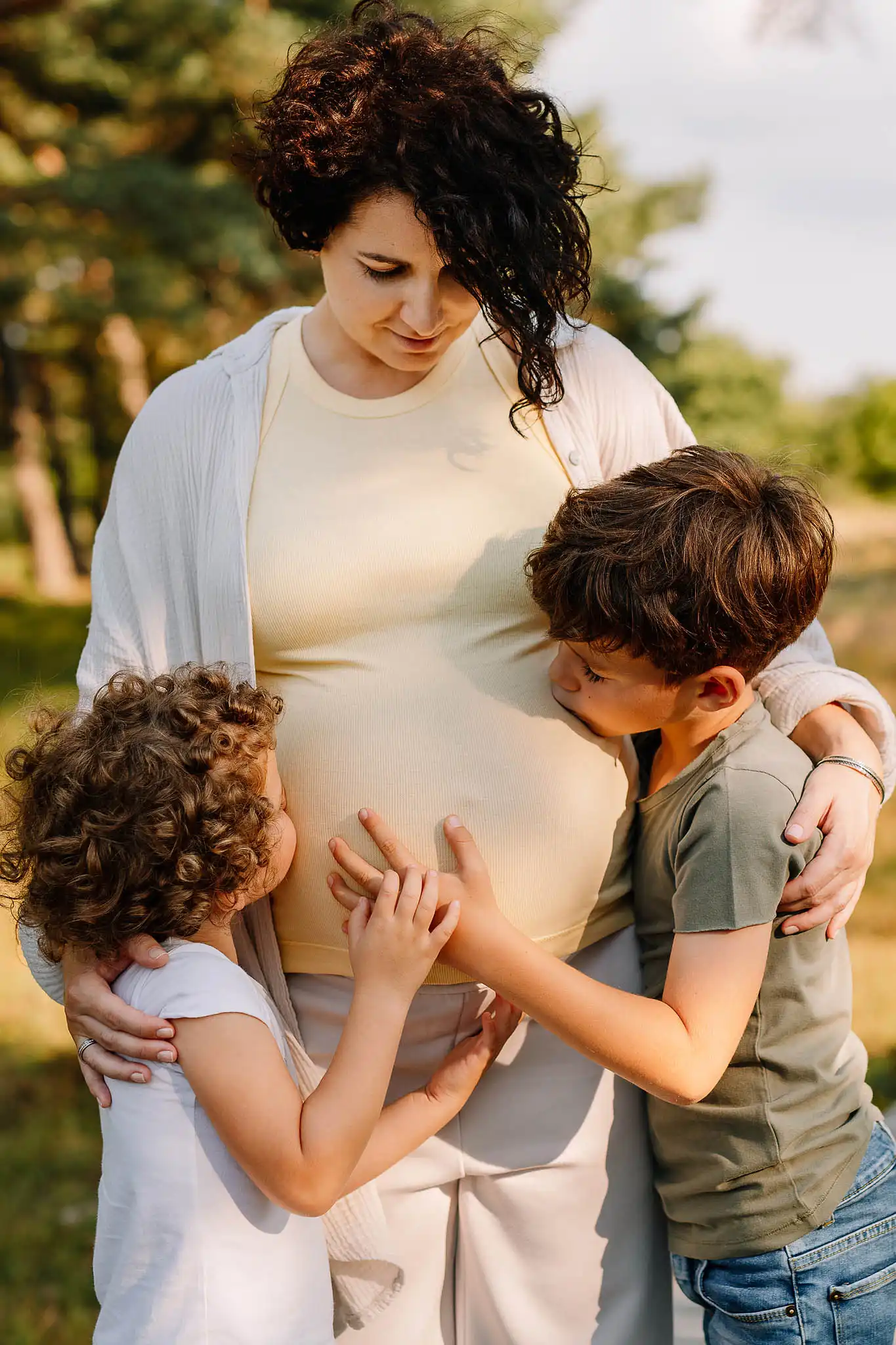 Familienfotografie Schwangerschaft