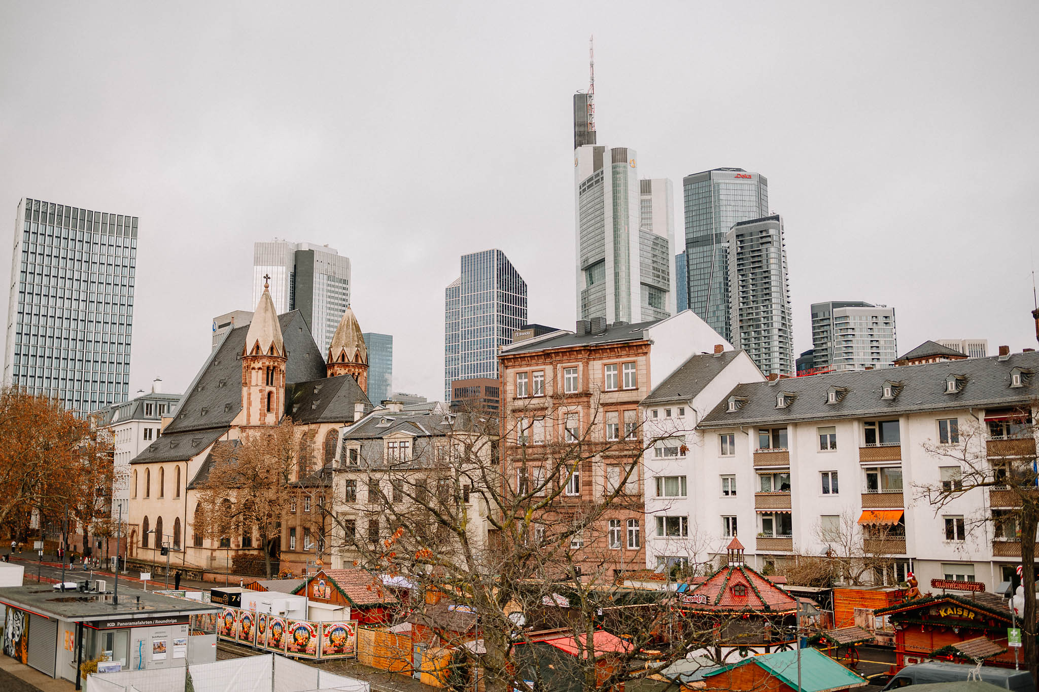 Frankfurt am Main im Winter